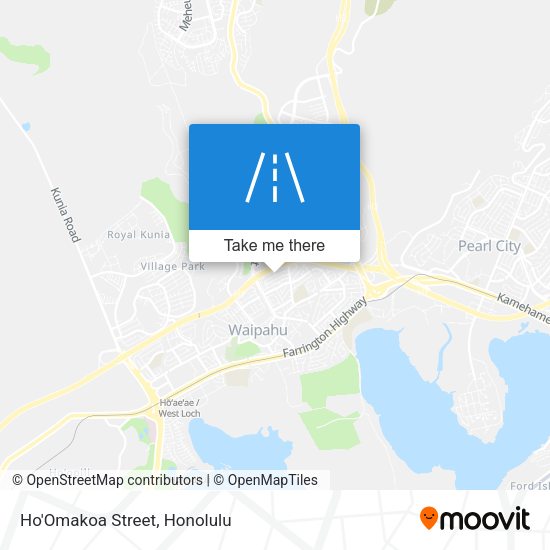 Mapa de Ho'Omakoa Street