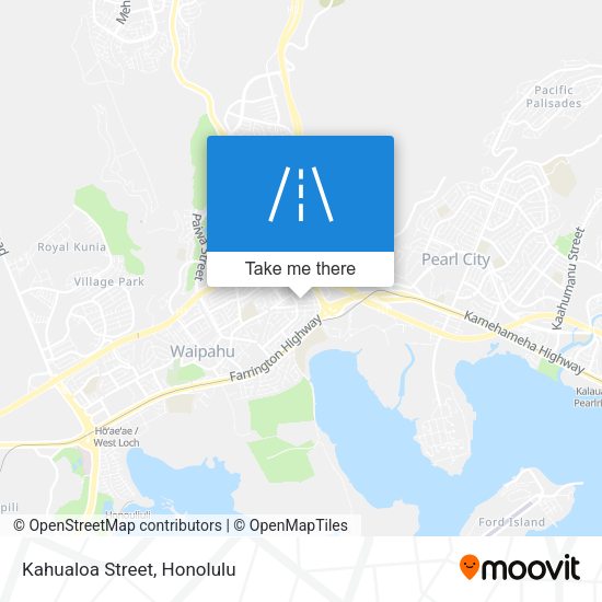 Mapa de Kahualoa Street