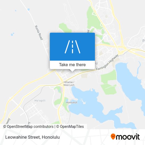 Mapa de Leowahine Street