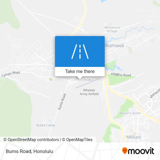 Mapa de Burns Road