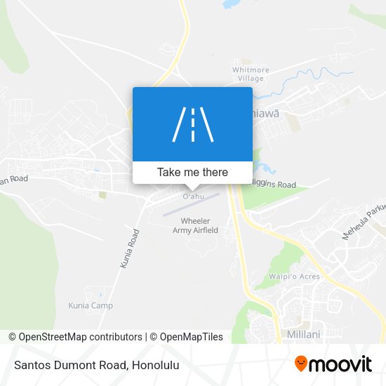 Santos Dumont Road map