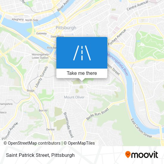 Saint Patrick Street map