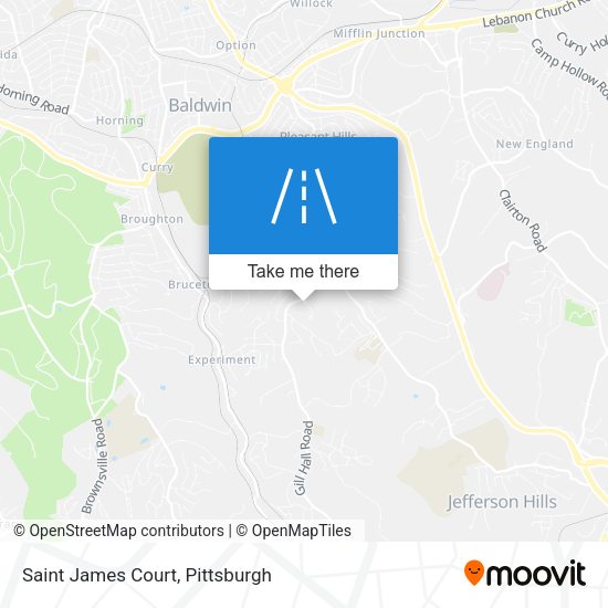 Saint James Court map