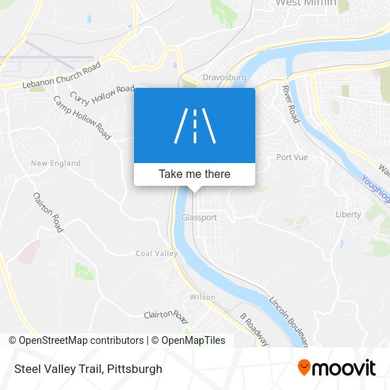 Steel Valley Trail map