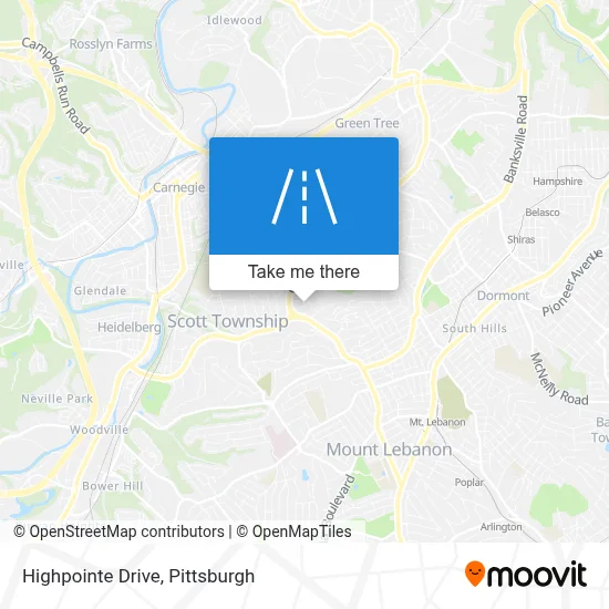 Highpointe Drive map