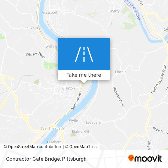 Mapa de Contractor Gate Bridge