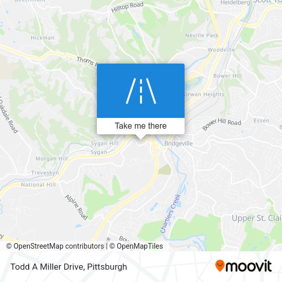 Mapa de Todd A Miller Drive