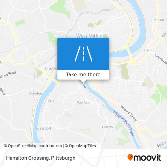 Hamilton Crossing map