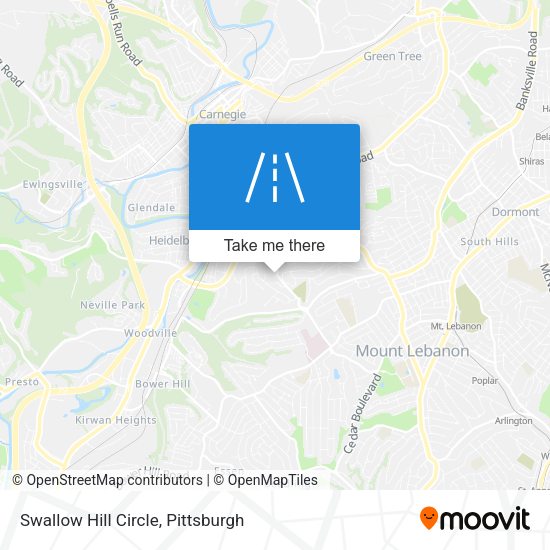Swallow Hill Circle map