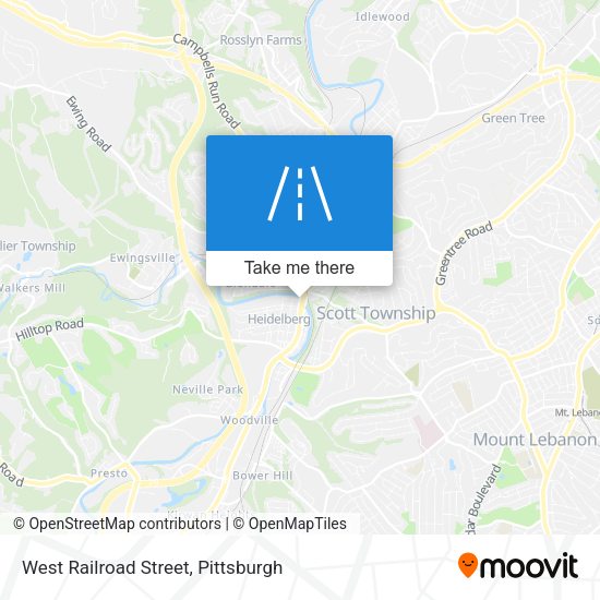 Mapa de West Railroad Street