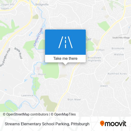 Streams Elementary School Parking map