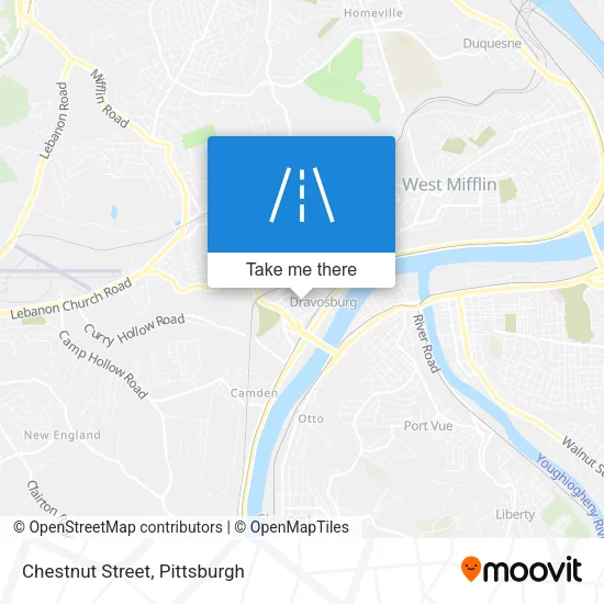 Chestnut Street map