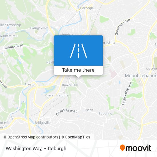 Washington Way map