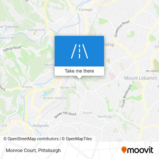 Mapa de Monroe Court