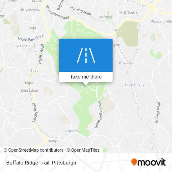 Buffalo Ridge Trail map