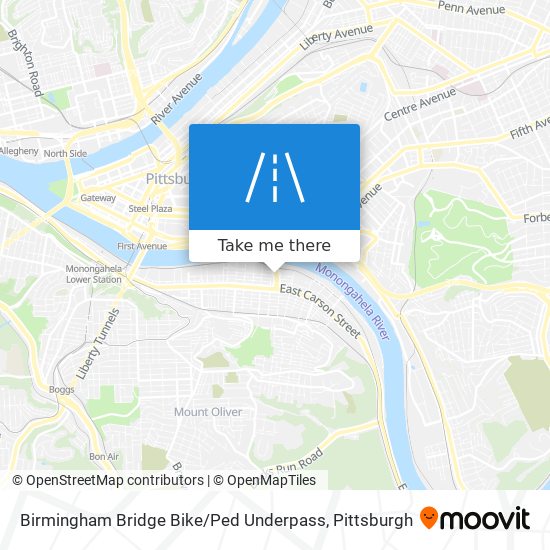 Mapa de Birmingham Bridge Bike / Ped Underpass