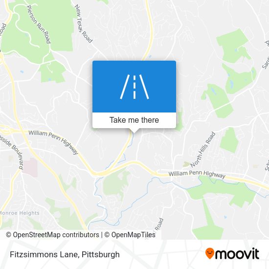 Fitzsimmons Lane map