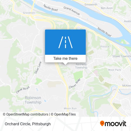 Mapa de Orchard Circle