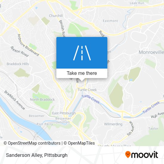 Sanderson Alley map