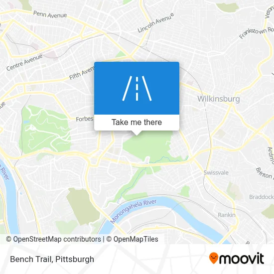 Bench Trail map