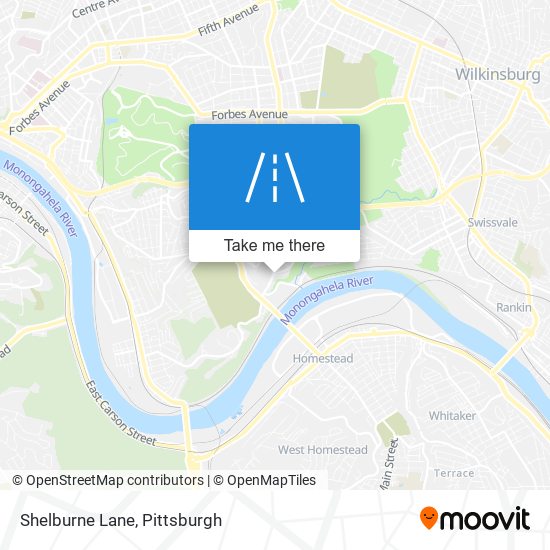 Shelburne Lane map