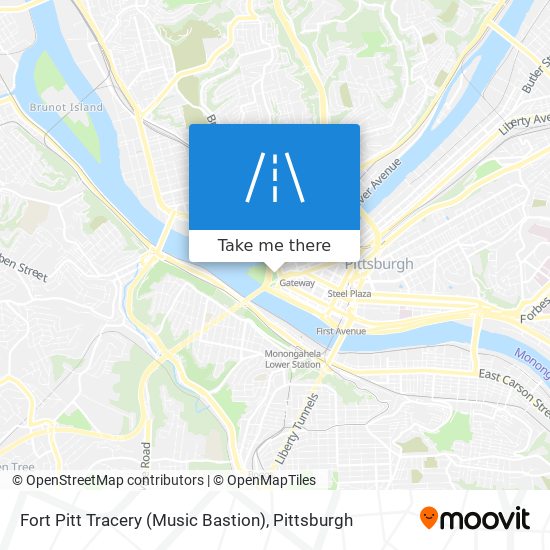 Fort Pitt Tracery (Music Bastion) map