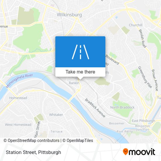 Mapa de Station Street