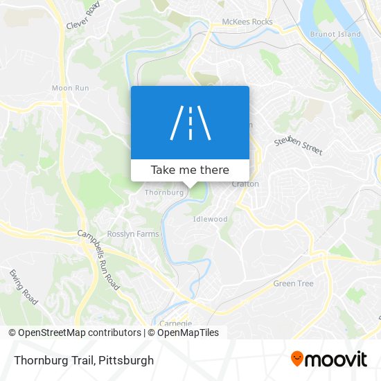 Mapa de Thornburg Trail