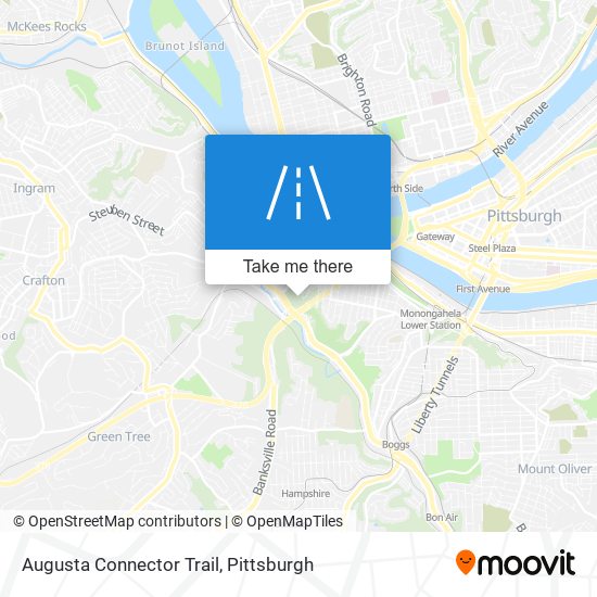Augusta Connector Trail map