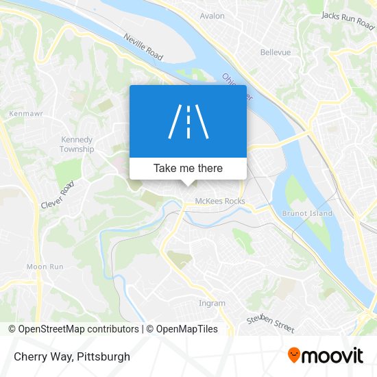 Mapa de Cherry Way