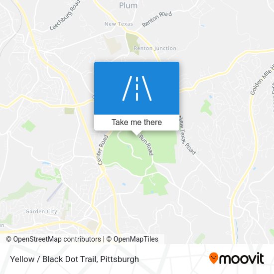 Mapa de Yellow / Black Dot Trail