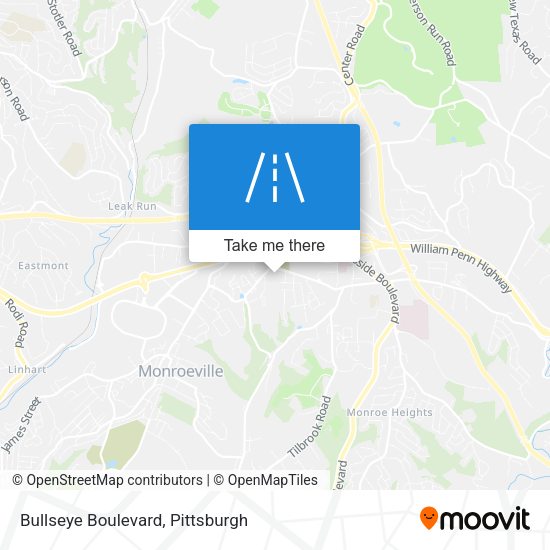 Bullseye Boulevard map