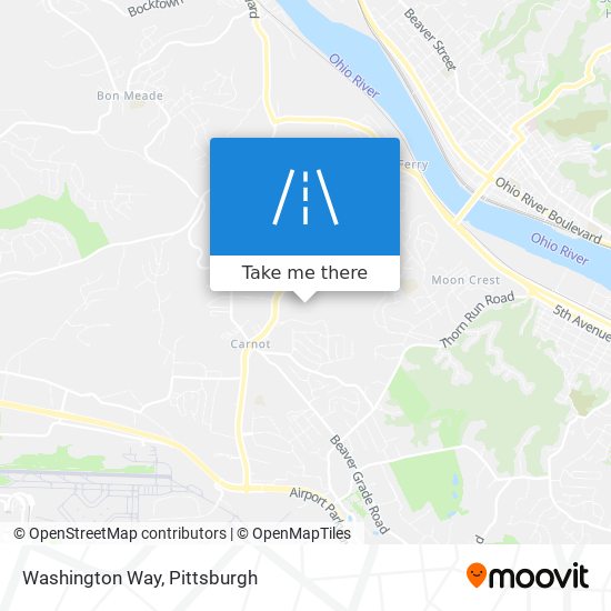 Mapa de Washington Way