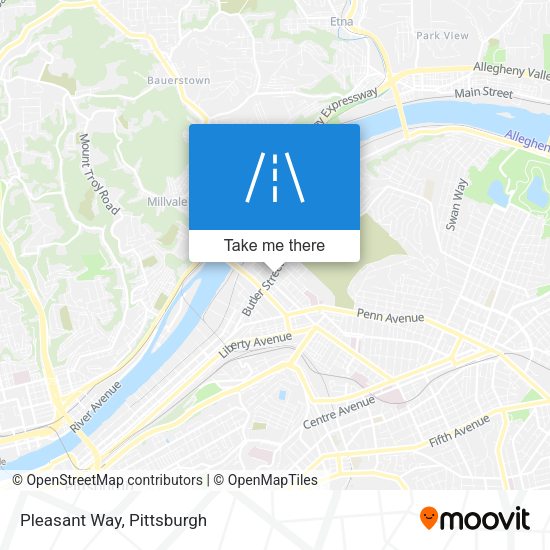 Mapa de Pleasant Way