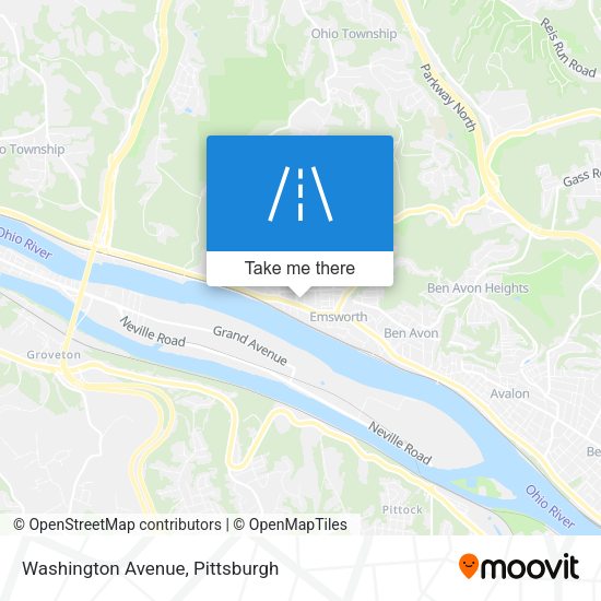 Mapa de Washington Avenue