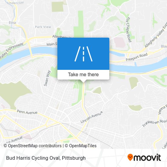 Bud Harris Cycling Oval map