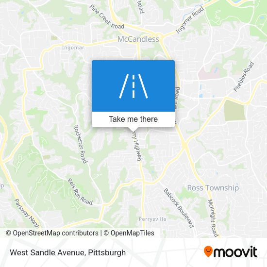 West Sandle Avenue map