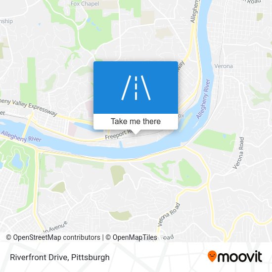 Mapa de Riverfront Drive