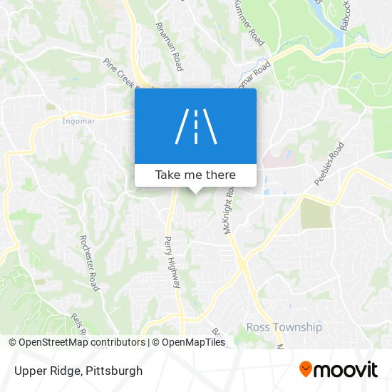 Upper Ridge map