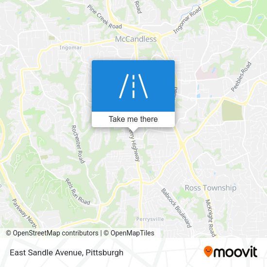 East Sandle Avenue map