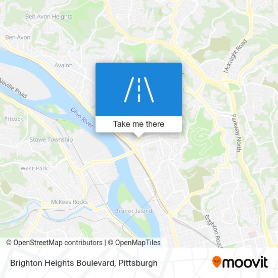 Mapa de Brighton Heights Boulevard