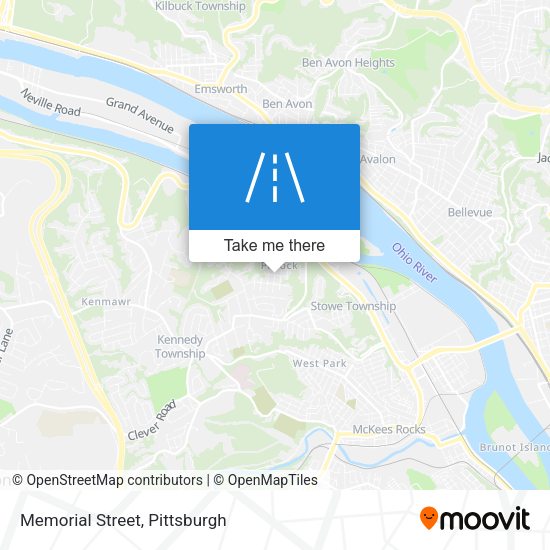 Mapa de Memorial Street