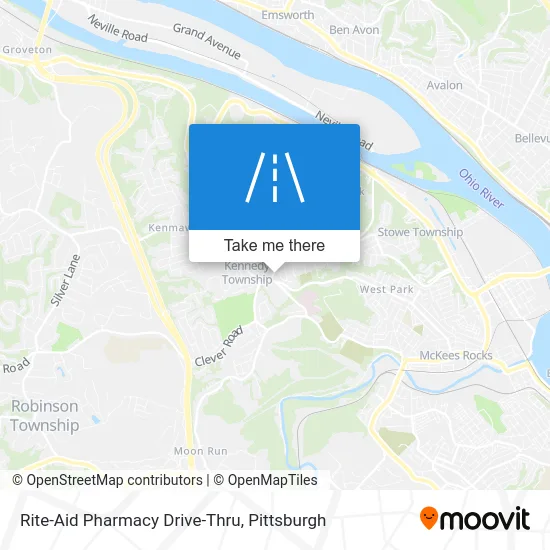 Rite-Aid Pharmacy Drive-Thru map