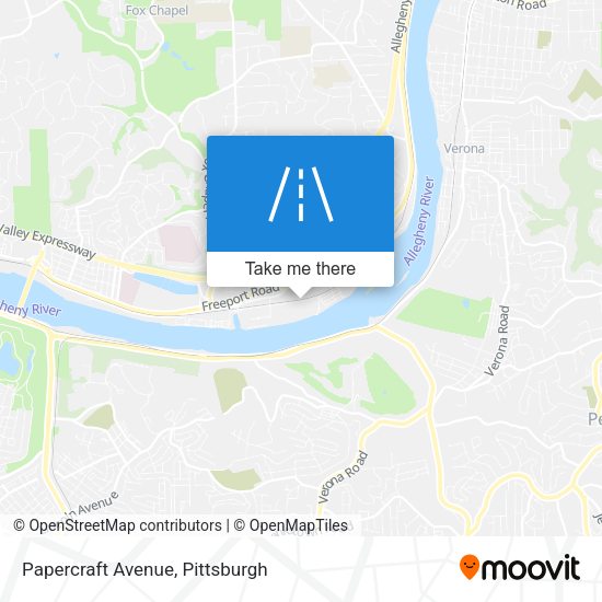 Mapa de Papercraft Avenue