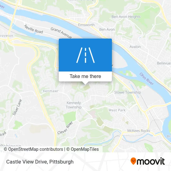 Castle View Drive map