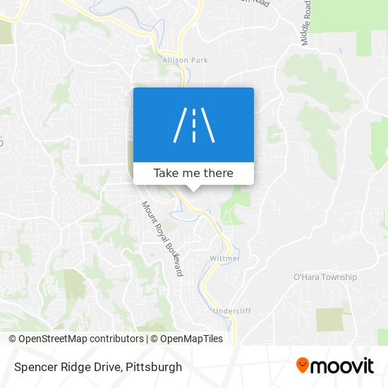 Spencer Ridge Drive map