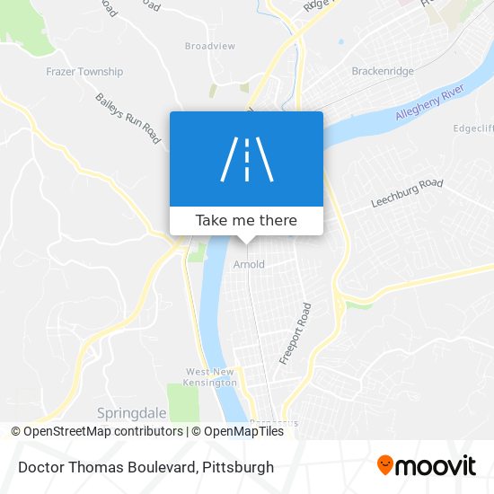 Doctor Thomas Boulevard map