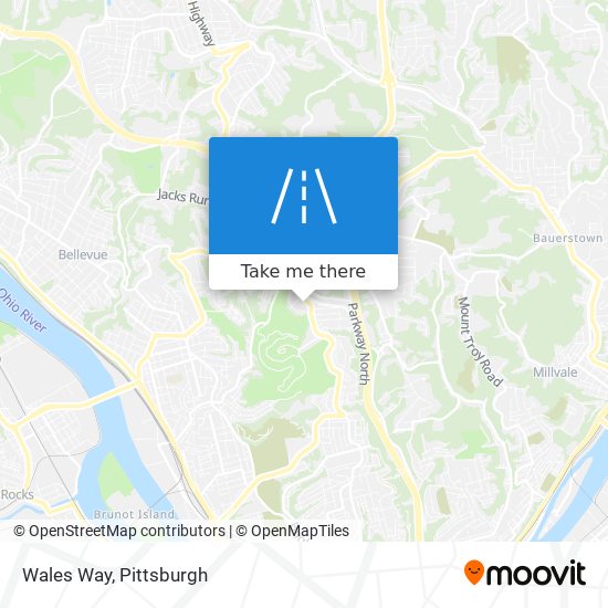 Mapa de Wales Way