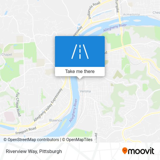 Riverview Way map