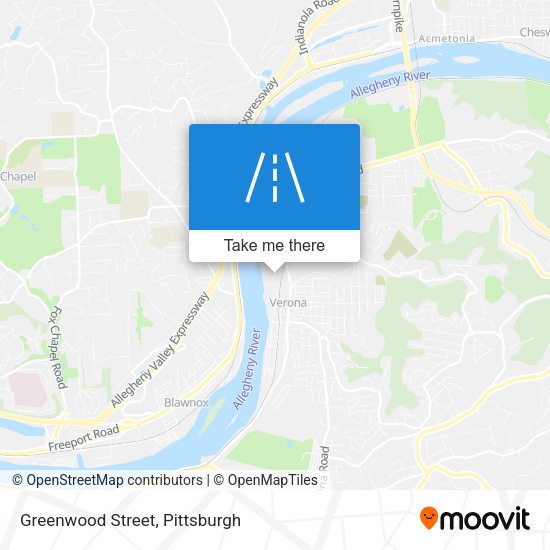 Mapa de Greenwood Street